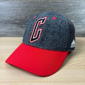 Chicago Bulls Hat Cap Fitted S/M Heather Gray Performance NBA Basketball Adidas